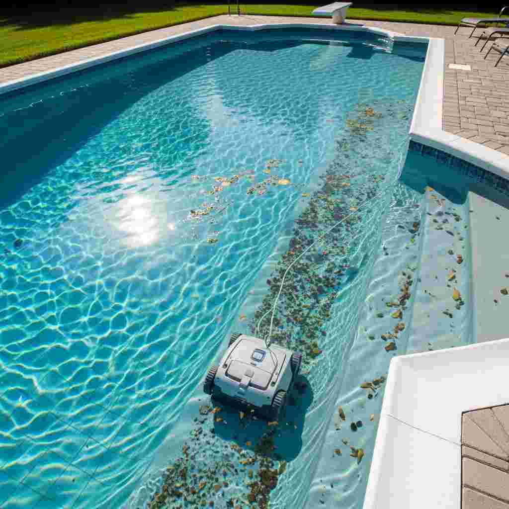 Pool vacuum cleaning